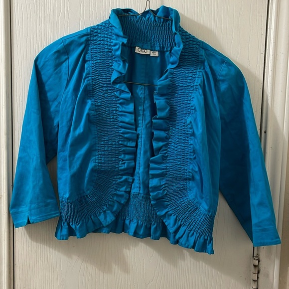 Cato Bluegreen blouse Size L - Picture 1 of 4